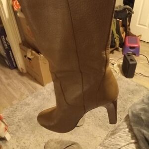 Brand New Brown Knee-High Leather Boots